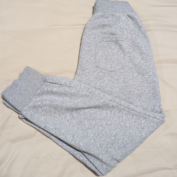 Puma Gray Sweatpants Elastic Cuffs Relaxed Fit - Picture 7 of 8